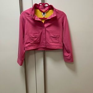 Lisa Perry Girls Jacket Pink Lined Size 10